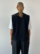 Italian Pure Cotton Corduroy Waistcoat - L - SYLK