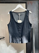 Armani Jeans Denim Vest Top - S/M - SYLK