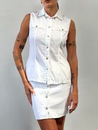 Gianni Versace Versus Bespoke Button Two Piece Skirt Set - M/W26 - SYLK