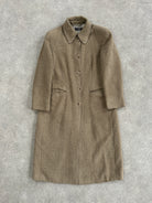 Giorgio Armani Black Label 80-90s Wool Single Breasted Coat - M - SYLK