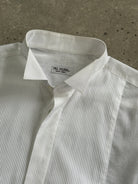 Pal Zileri Sheer Wing Collar Dress Shirt - XL - SYLK