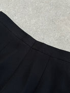 Italian Vintage Straight Leg High Waisted Trousers - W24 - SYLK