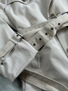 Christian Dior Monsieur Cotton Double Breasted Belted Trench Coat - L/XL - SYLK
