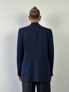 Italian Vintage Pure Brushed Wool Large Lapel Blazer - 40S/M - SYLK