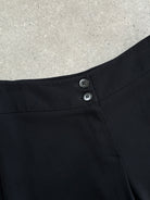 Armani Collezioni Wool Low Waist Wide Leg Trousers - W26 - SYLK