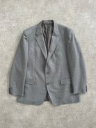 Christian Dior Monsieur 1990s Brushed Wool Single Breasted Blazer - 44R/XL - SYLK