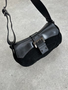 Russell & Bromley 00s Leather Suede Shoulder Bag - SYLK