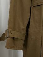 London Fog 1980s High Neck Belted Trench Coat - XXL - SYLK