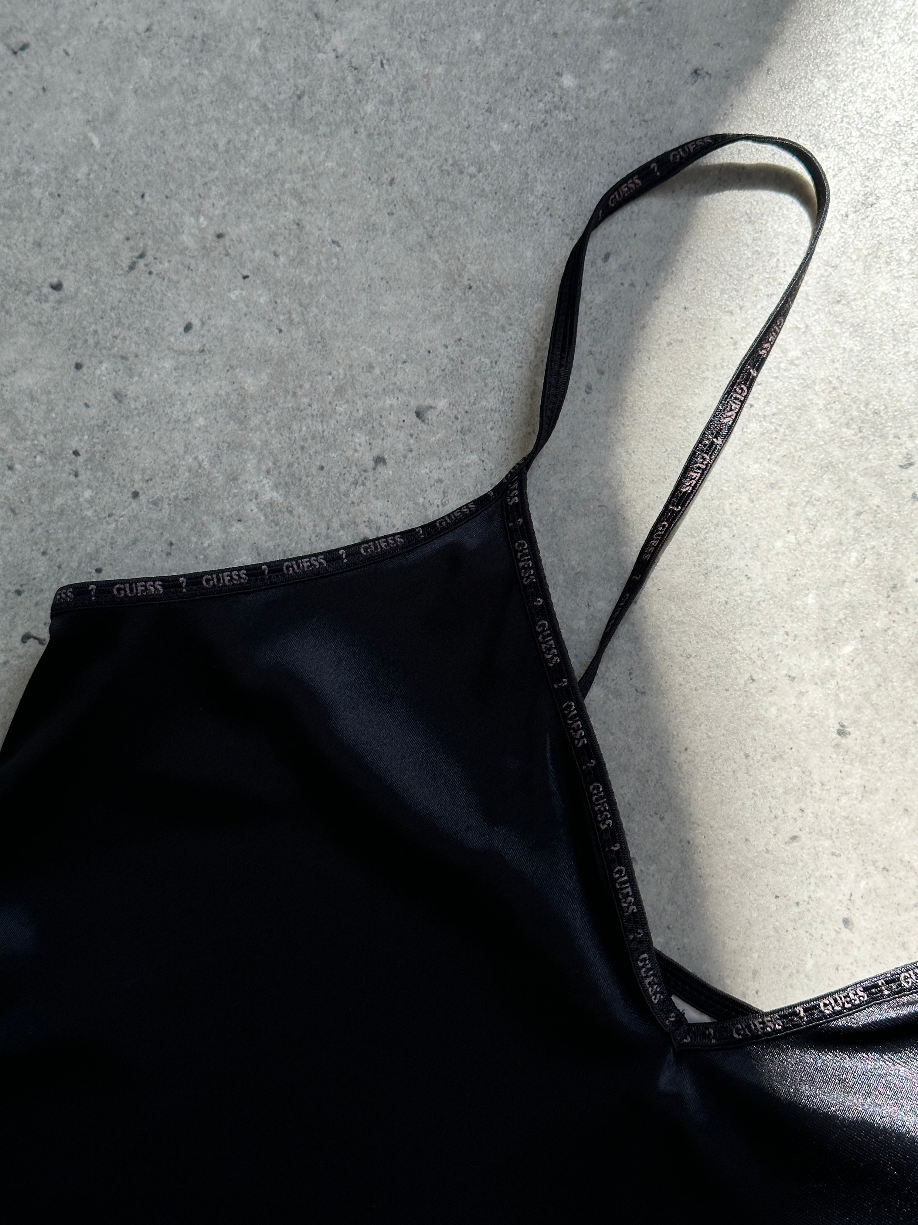 Guess Stretch Spaghetti Cami Top - S - SYLK