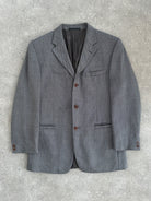 Versace Classic V2 Woven Single Breasted Blazer - 40R/M - SYLK