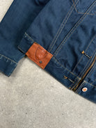Hollywood Trading Company HTC 2000s “Night Flyer” Moto Denim Jacket - S - SYLK