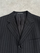 Gianni Versace Couture Stripe Single Breasted Blazer - 40R/L - SYLK