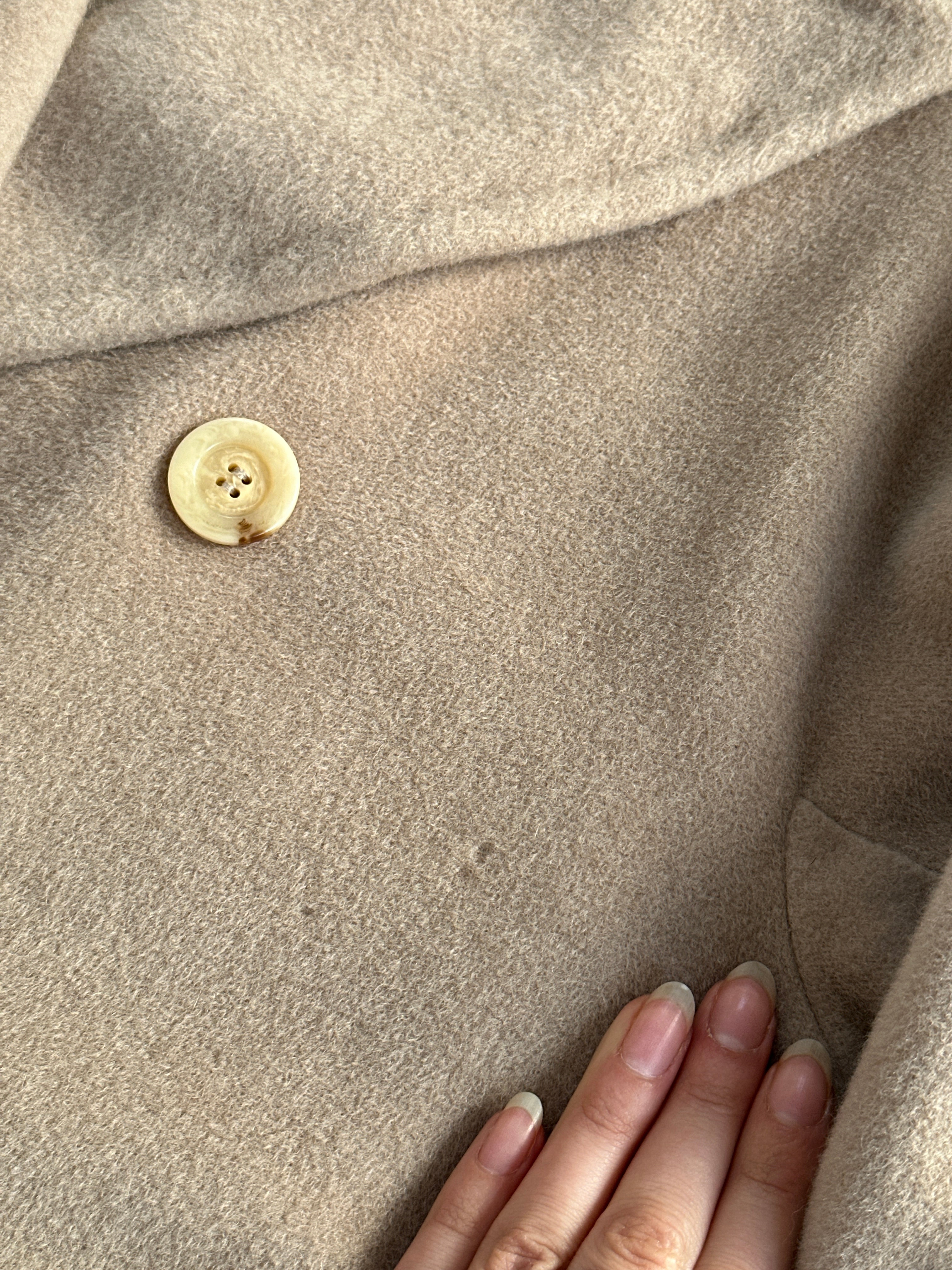 Max Mara Wool Cashmere Double Breasted Floor Length Coat - XL - SYLK