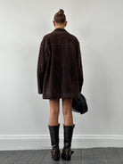 Balmain Mid Length Suede Jacket - XL - SYLK
