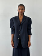 Versace Classic V2 1990s Bespoke Button Single Breasted Blazer - 42R/XL - SYLK