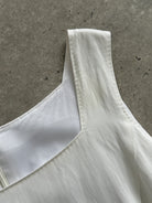 Max Mara Linen Square Neck Midi Dress - M/L - SYLK