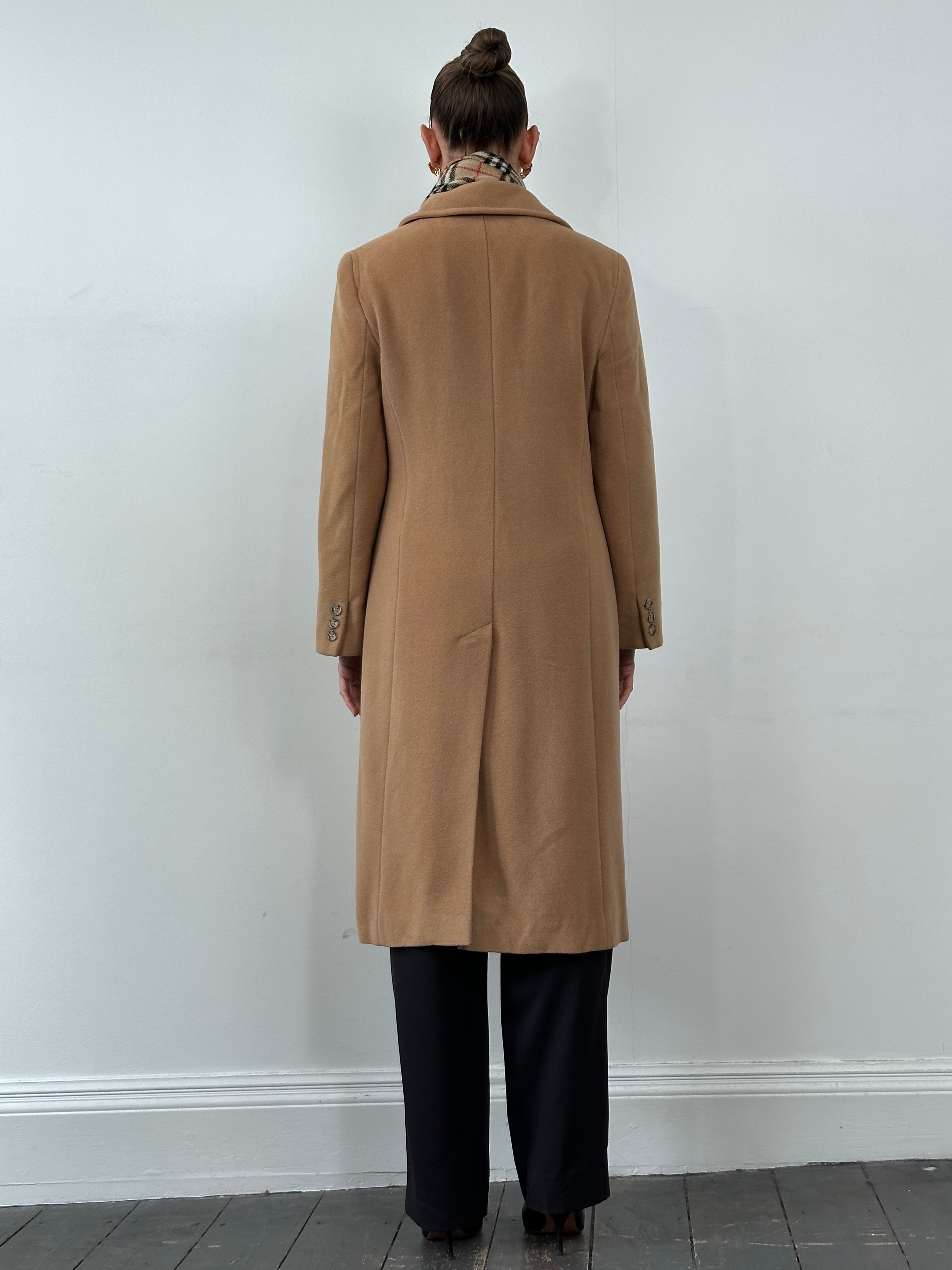 Marella Virgin Wool Double Breasted Coat - M - SYLK