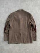 Ralph Lauren Polo 2010s Pure Wool Herringbone Blazer - 44R/XL - SYLK