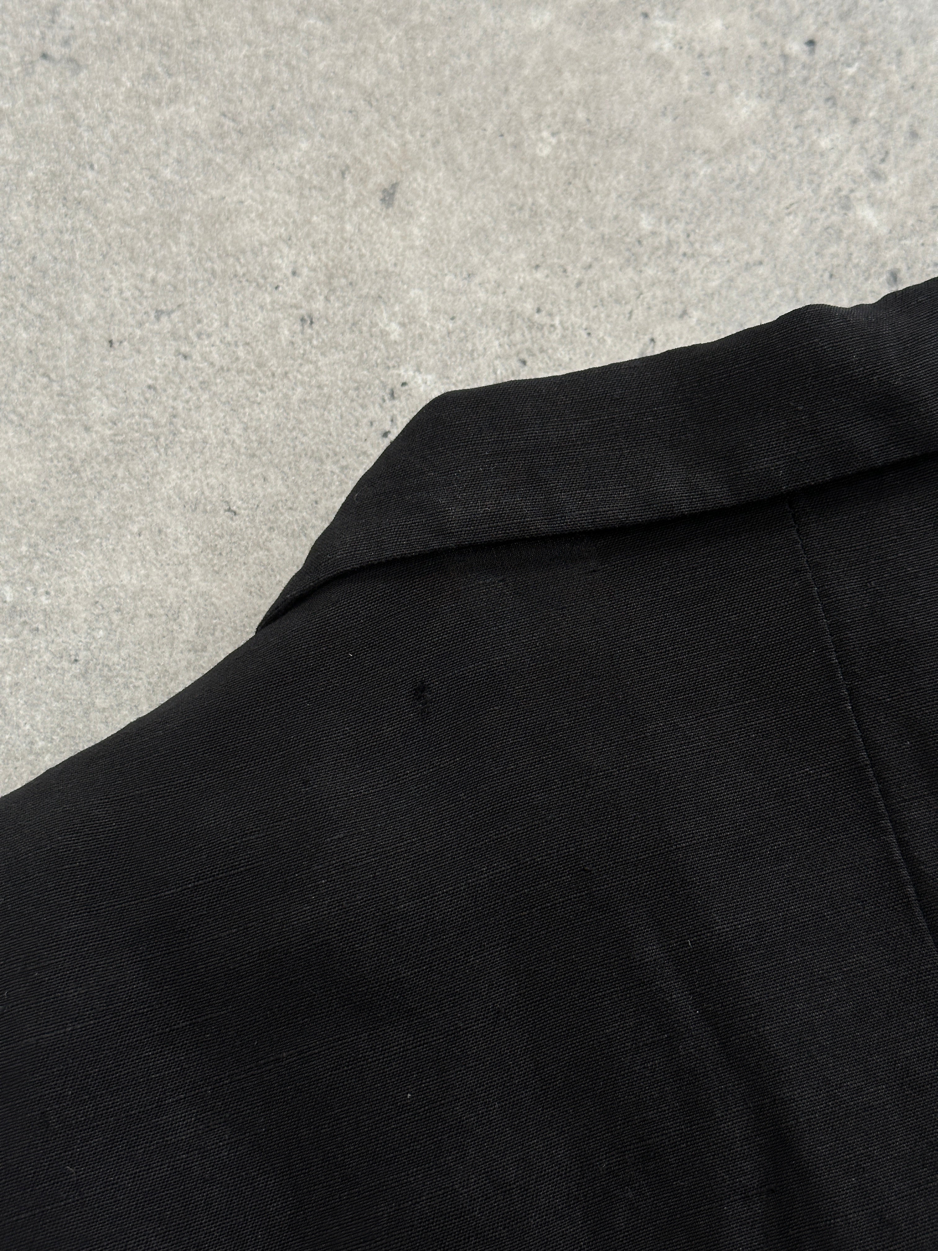 Pierre Balmain 90s Linen Short Sleeve Blazer - M - SYLK
