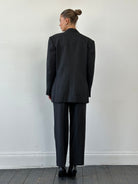Italian Vintage Brushed Pure Wool Single Breasted Suit - 40S/W30 - SYLK