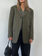 Prada Nylon Single Breasted Blazer - 44R/XL - SYLK