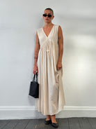 Max Mara Pure Cotton Floor Length Sun Dress - UK12 - SYLK