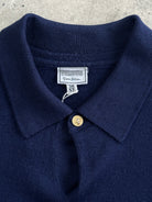 Gianni Versace Versus 90s Pure Wool Bespoke Button Polo Jumper - L - SYLK
