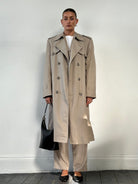 Christian Dior Monsieur Cotton Double Breasted Belted Trench Coat - XL - SYLK