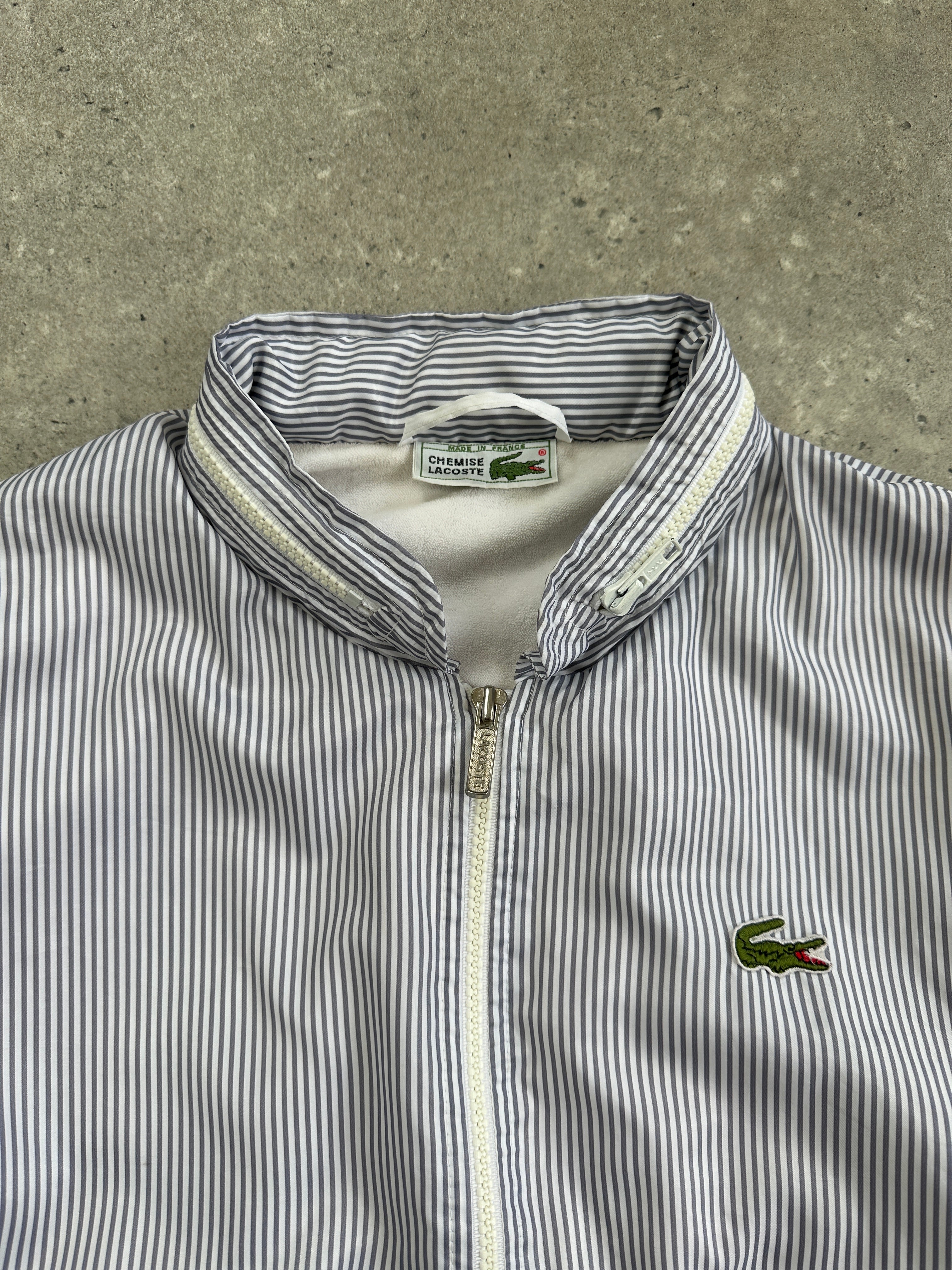Lacoste Chemise 80s Stripe Tracksuit Jacket - L - SYLK