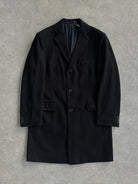 Versace Wool Cashmere Single Breasted Coat - XL - SYLK
