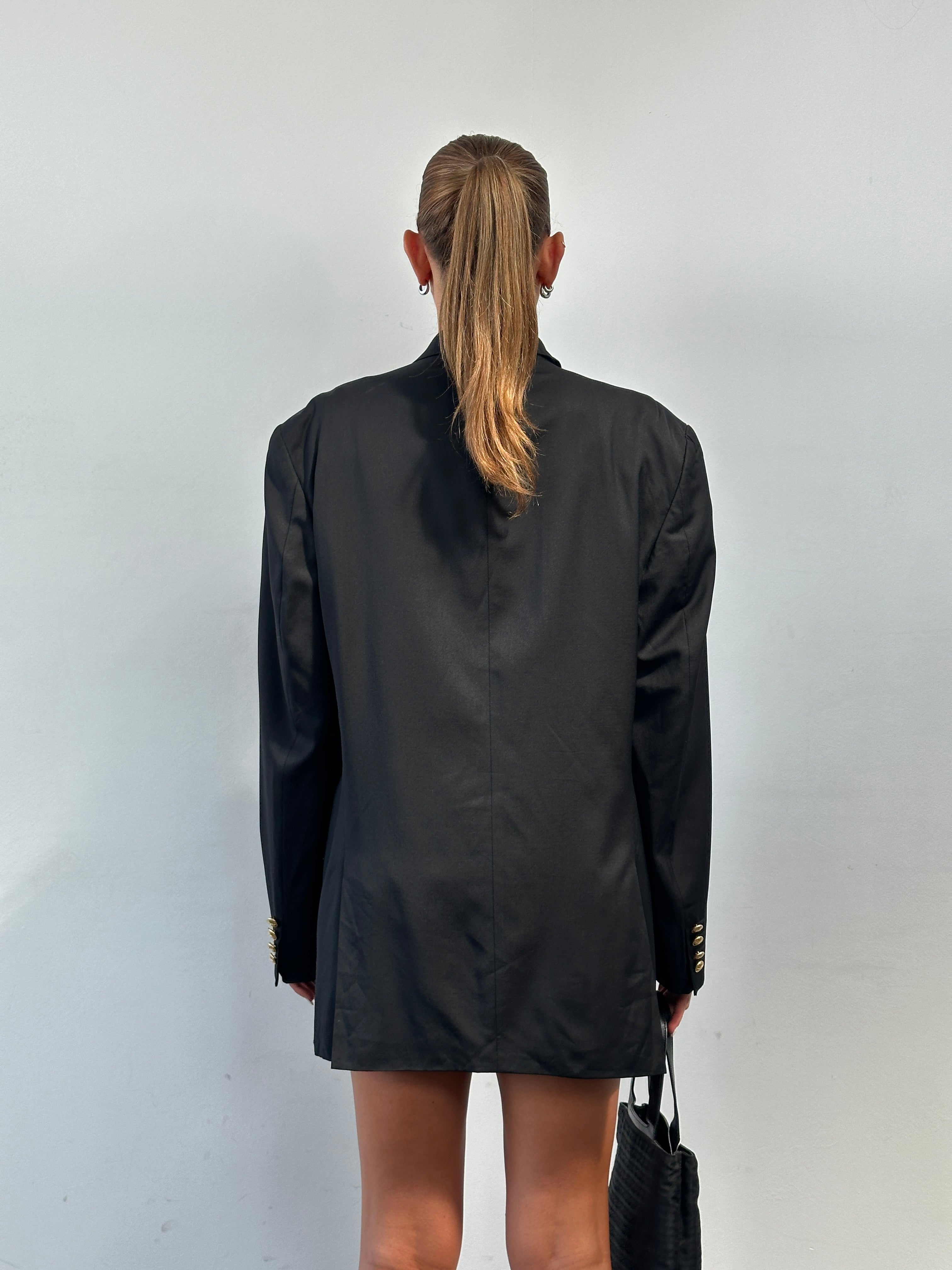 Yves Saint Laurent 90s Pure Wool Bespoke Button Blazer - 42R/XL - SYLK