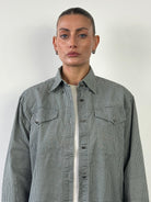 Versace Jeans Couture Gingham Pure Cotton Logo Shirt - M - SYLK