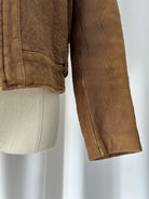 USA Vintage 1980s Leather Bomber Jacket - XS/S - SYLK
