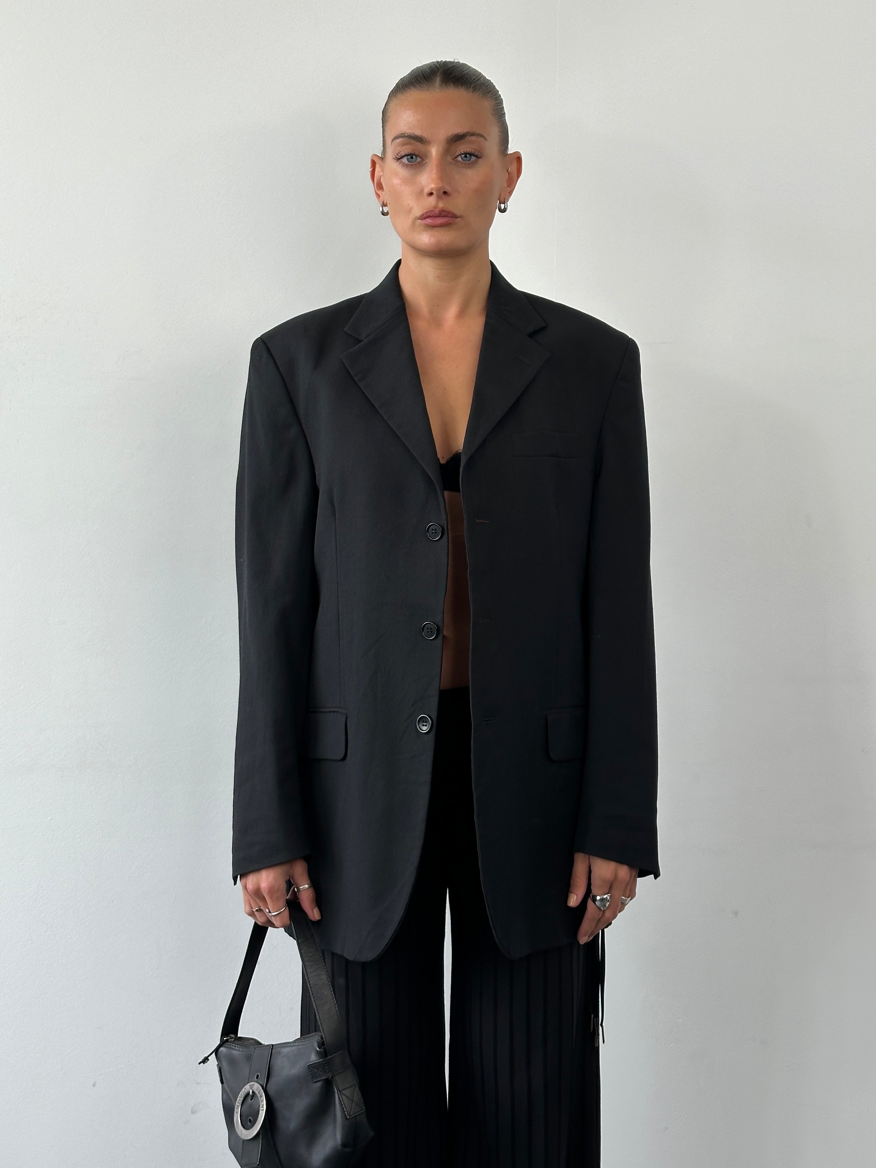 Yves Saint Laurent Pure Wool Single Breasted Blazer - 44R/XL - SYLK