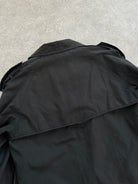 Yves Saint Laurent Cotton Double Breasted Belted Coat - XL - SYLK