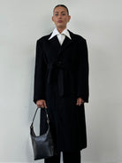 Pierre Cardin Wool Cashmere Single Breasted Coat - XL - SYLK