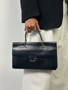 Gucci Hardware Leather Handbag - SYLK