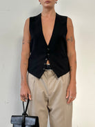 Giorgio Armani Classico Wool Tailored Waistcoat - XS/S - SYLK