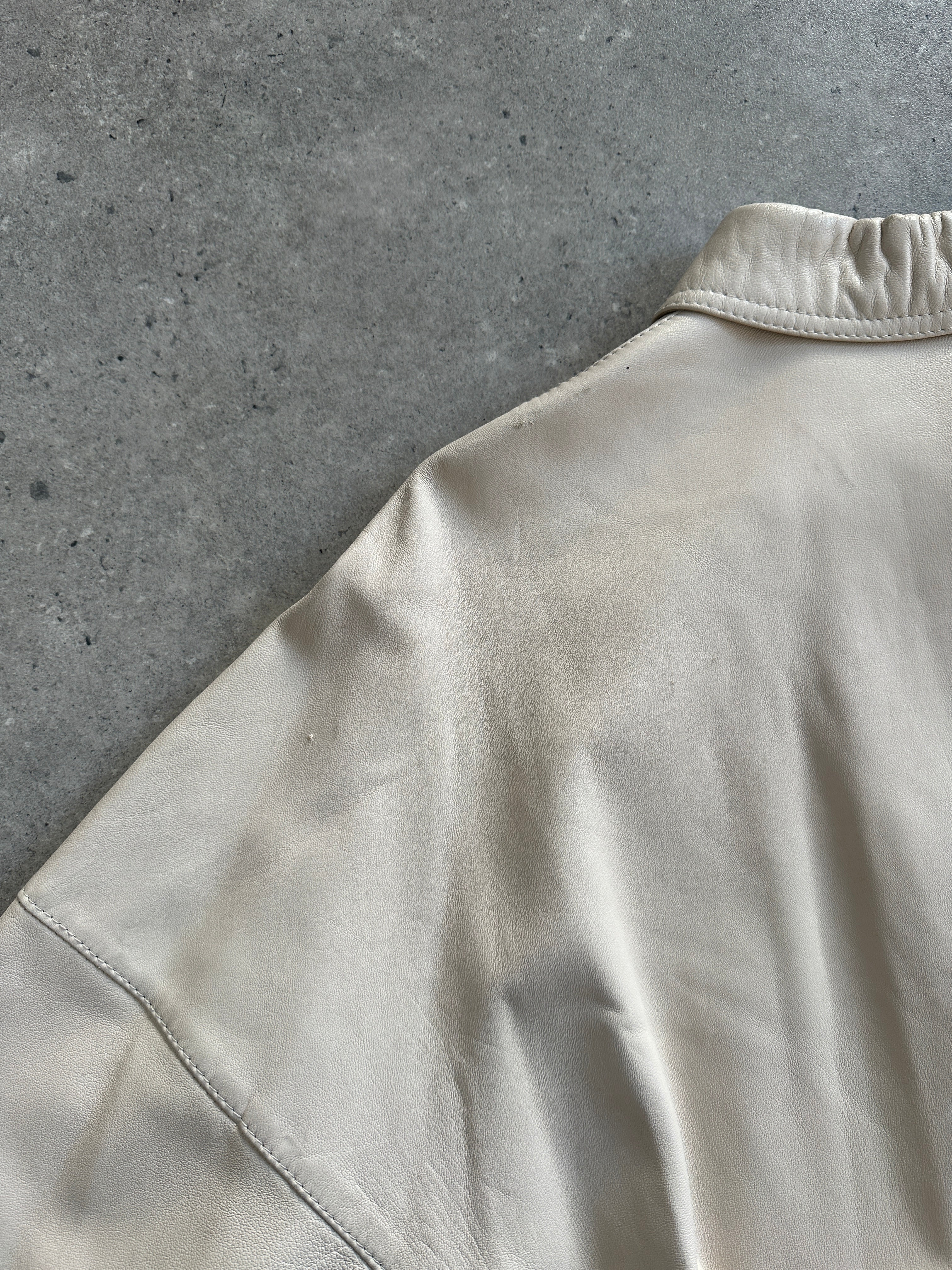 Vintage Belted Leather Trench Coat - M/L - SYLK