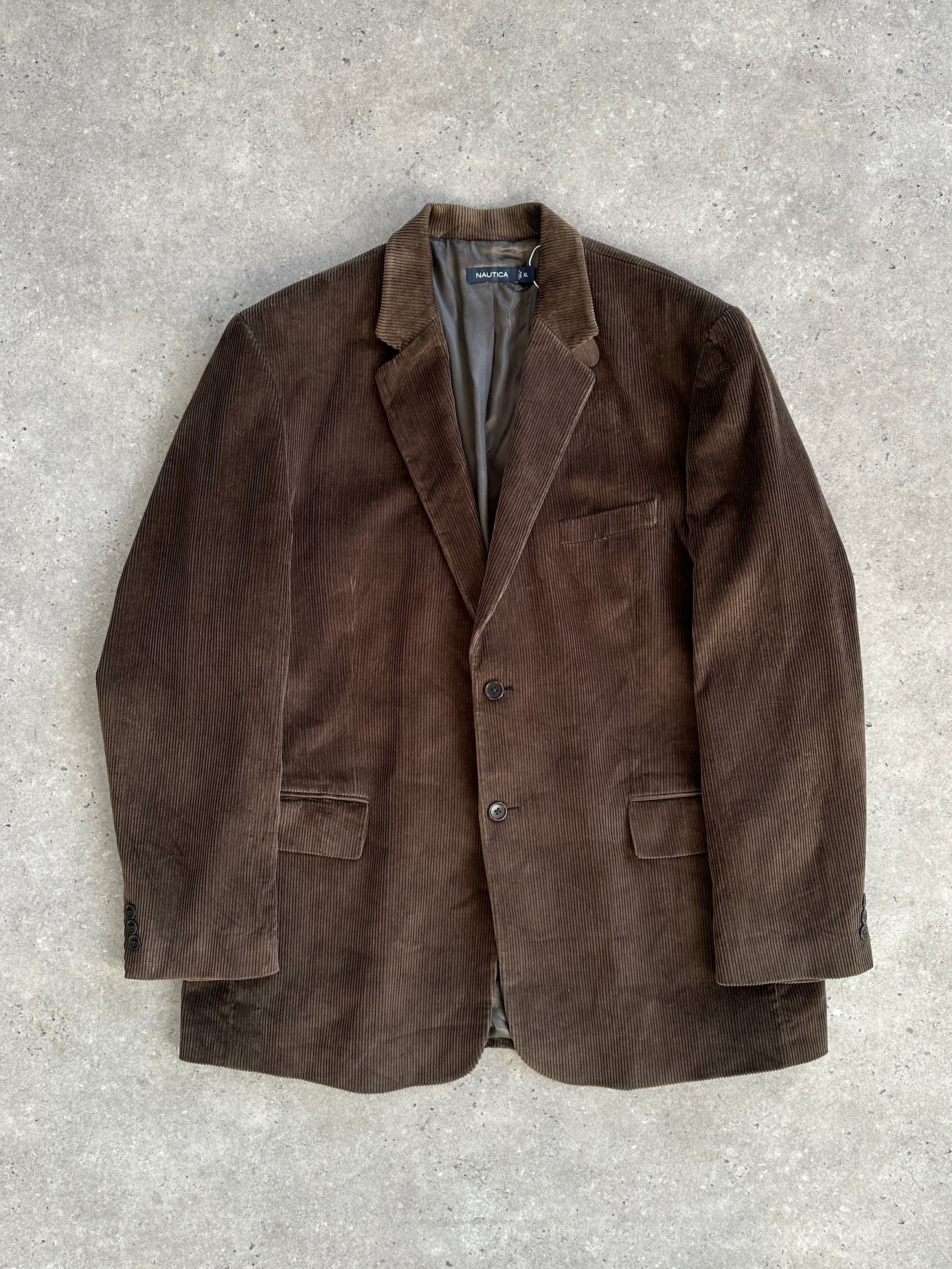 Vintage Corduroy Single Breasted Blazer - XXL - SYLK