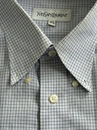 Yves Saint Laurent 90s Check Cotton Shirt - L/XL - SYLK
