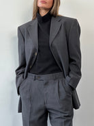 Yves Saint Laurent Wool Single Breasted Suit - 40R/W32 - SYLK