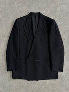 Vintage Wool Moahir Double Breasted Blazer - 40R - SYLK