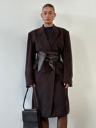 Christian Dior Wool Cashmere Double Breasted Coat - XL - SYLK