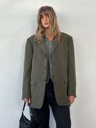 Prada Nylon Single Breasted Blazer - 44R/XL - SYLK