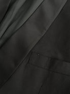 Italian Vintage Pure Wool Shawl Tuxedo Blazer - 46R/XXL - SYLK
