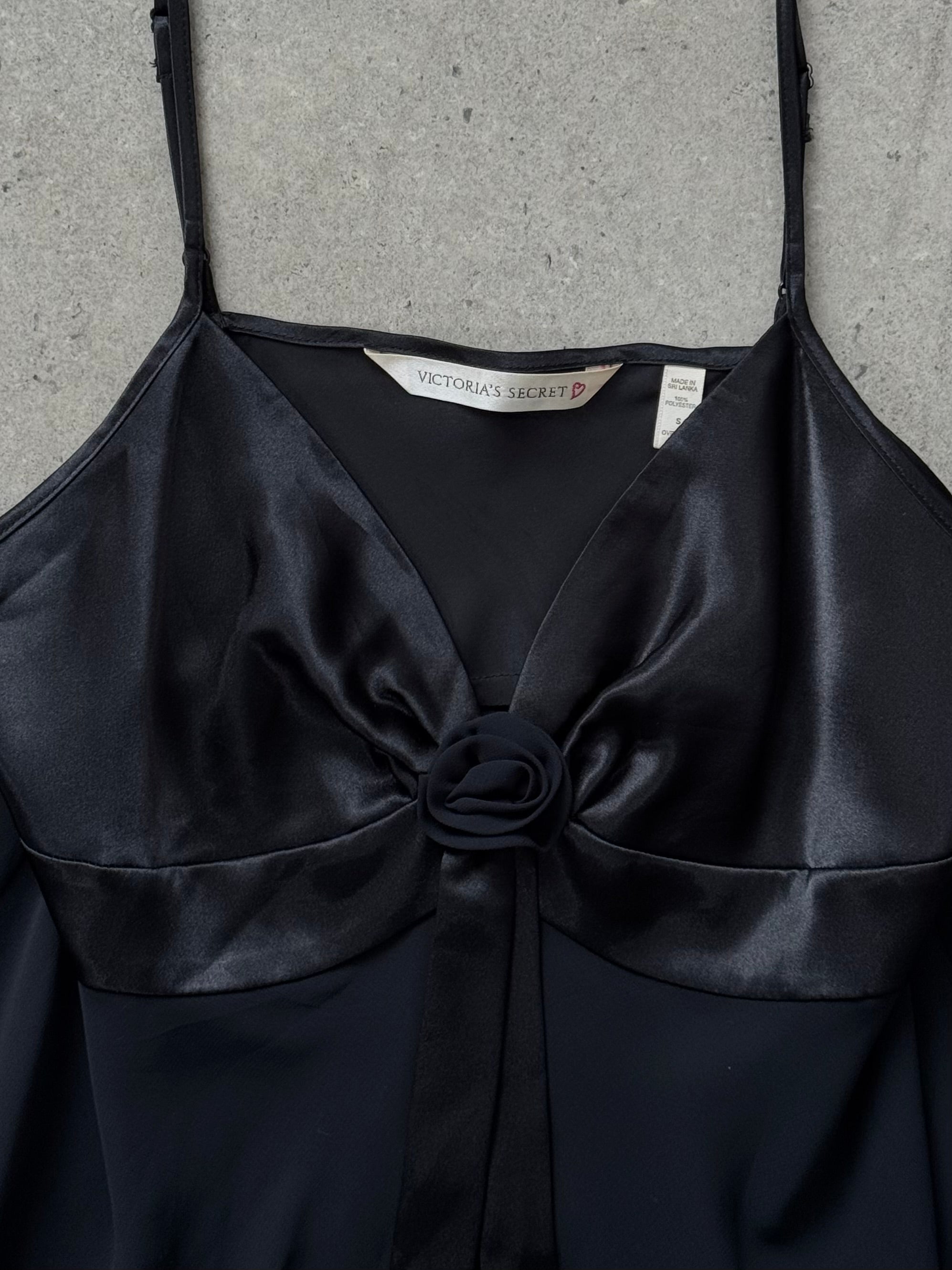 Victoria’s Secret 2000s Satin Sheer Slip Top - S - SYLK