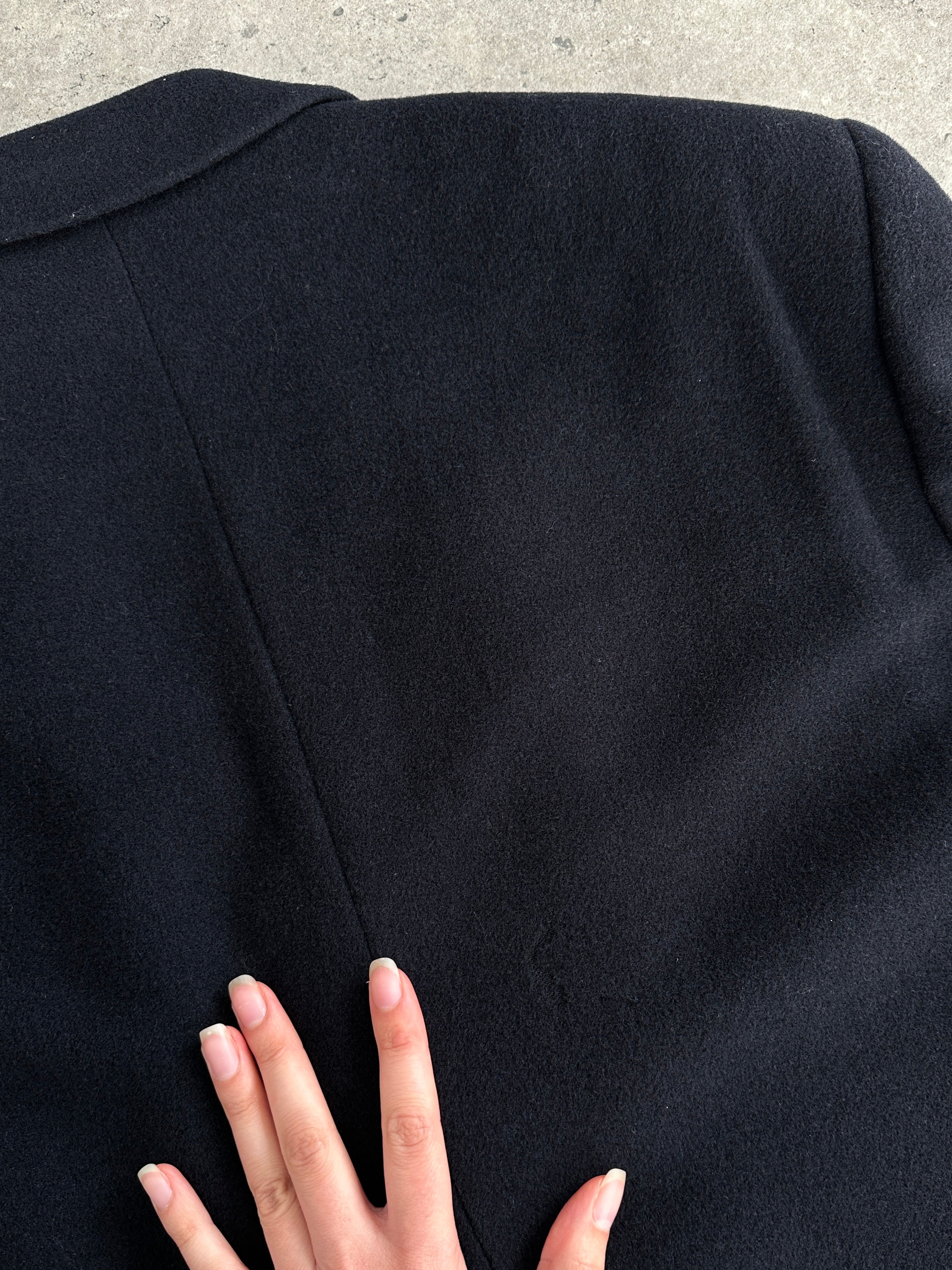 Pierre Cardin Wool Cashmere Double Breasted Floor Length Coat - XL - SYLK