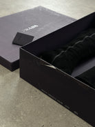 Prada Square Toe Suede Heeled Knee Boots - UK 7.5 / EU 40.5 - SYLK