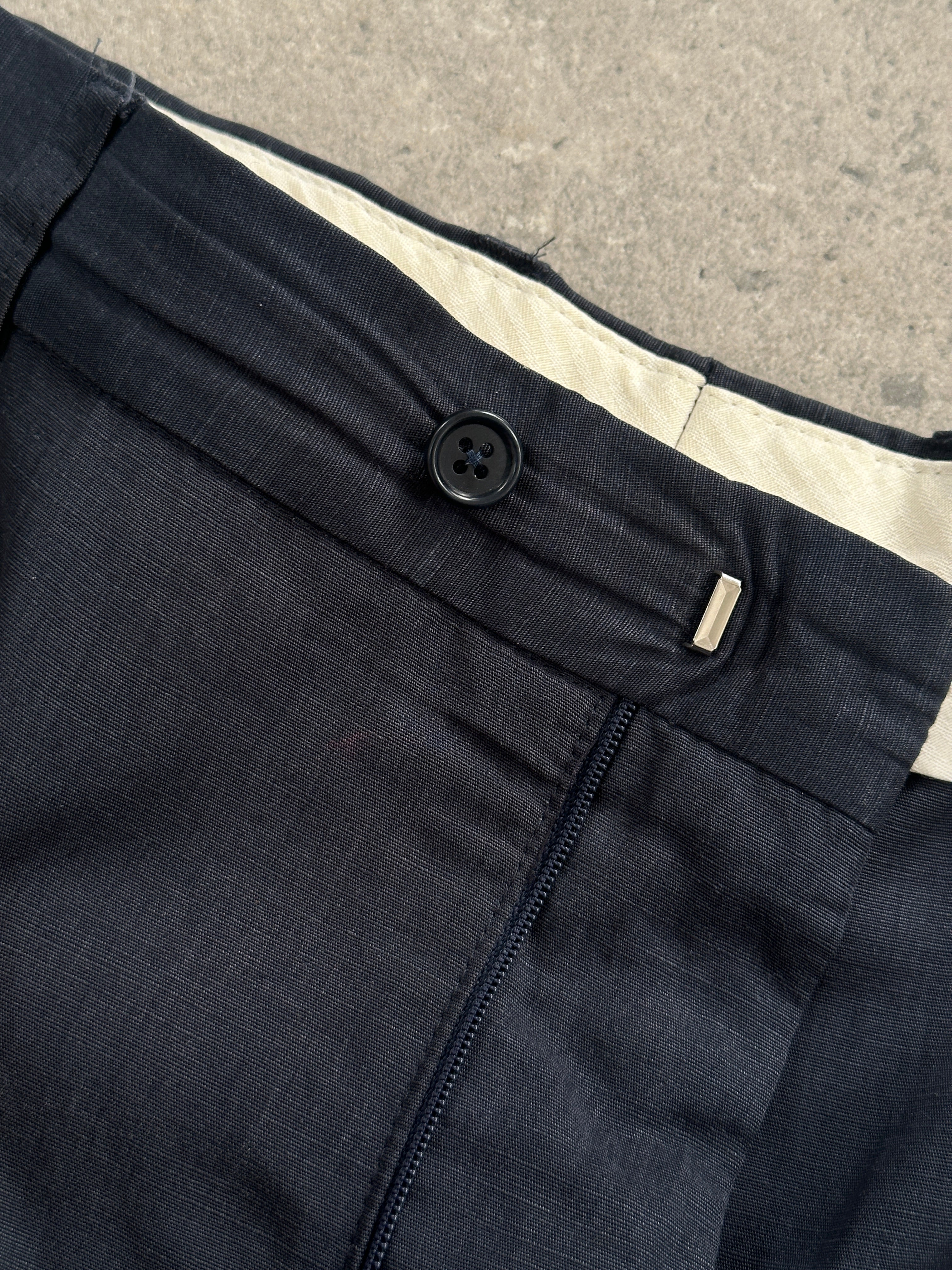 Vintage Linen Lyocel Single Breasted Suit - 40R/W32 - SYLK